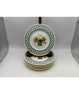 Set of 5 Villeroy &amp; Boch BASKET Bread &amp; Butter Plates - $2,305.29 MXN