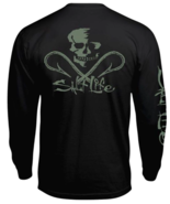 Mens Salt Life Skull &amp; Hooks Long Sleeve Pocket T-Shirt BLACK - 2XL/XL/L... - €21,45 EUR