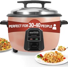 Wantjoin Rice Cooker Stainless Rice Cooker &amp; Warmer Commercial, 42Cups) ... - £112.35 GBP