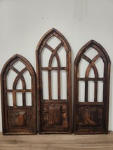 Arch Wood Frame Distress Brown Shabby ChicWall Hanging Remito , CHOOSE Size - $31.90+