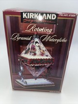 Kirkland Rotating Pyramid Water Globe Christmas Snowman - £54.49 GBP