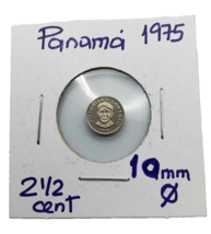 Panama Coin 2.5 Centesimos 1975 ~Km# 34.1 Unc - £7.78 GBP