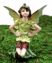Enchanted Fairy Garden Tinkerbell Wishing Fairy Figurine 3.5&quot;H Miniature - €19,87 EUR