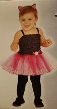 Cat Tutu Infant Costume 3-pc Set Dress, Headpiece, Diaper Cover 12-18 Mo... - $9.74