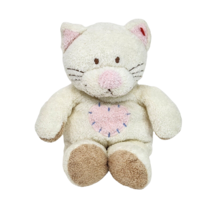 Ty Pluffies 2005 Kittyhugs Kitty Cat Heart Stuffed Animal Plush Toy W Rattle - £51.27 GBP