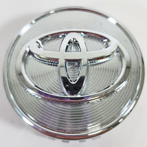 ONE SINGLE FITS 2007-2011 TOYOTA CAMRY 2 3/8&quot; CHROME BUTTON CENTAR CAP #... - $12.99