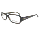 Salvatore Ferragamo Eyeglasses Frames 2634 567 Brown Blue Rectangular 51... - $65.36