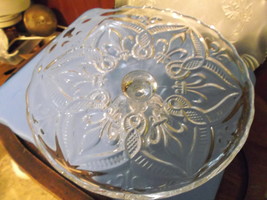 Bryce &amp; Higbee Fleur de lis Pattern Pedestal Cake Plate - $52.00