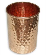 Hammered Glass Pure copper  Healing Ayurvedic tableware accessories 9.5 cm - $253.55 MXN