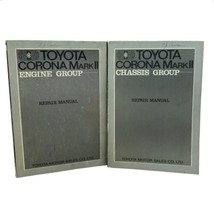 1970 Toyota Corona Mark II Chassis Group &amp; Engine Group Repair Manual LOT 2 - $44.54