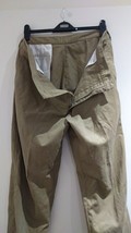 Mens Trousers - Unbranded Size 38 Cotton Beige trousers - £14.15 GBP