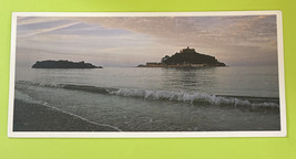 1997 St. Michael&#39;s Mount Post Card With Stamps - £2.51 GBP