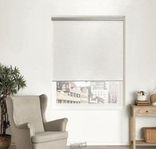 Brielle Home 31-in x 66-in White Light Filtering Pleated Cordless Roller... - $40.84