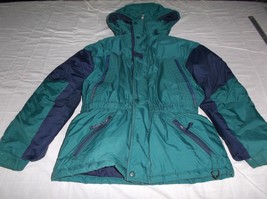 Columbia Sportswear Company Boys Jacket Green / Blue SIZE 14/16 8098 - £19.71 GBP