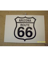ARIZONA ROUTE 66  ROAD SIGN   POSTCARD NOS  NEW OLD STOCK - $199.19 MXN