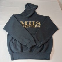 Gildan Heavy Blend MHS MARION HIGH Men&#39;s Black Hoodie Sweatshirt Size Medium - $19.79