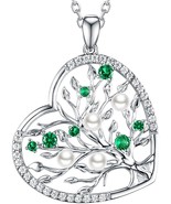 ReBesta Jewelry For Women June Birthstone White Pearl The Tree Of Life N... - £105.84 GBP
