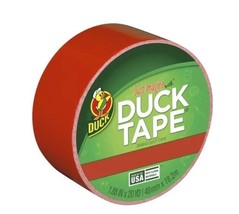 Duck Tape Solid Color Duct Tape, Artisanal Red, 1.88&quot; x 20 Yards - £6.35 GBP