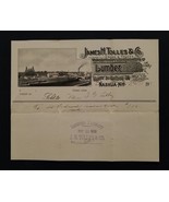 1913 antique JAMES H TOLLES nashua nh LUMBER packing boxes BILLHEAD Quin... - £54.14 GBP