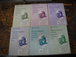LOT NAWCC Bulletin 1981 Full Year 6 issues Attleboro Clockmakers + Much ... - $24.70