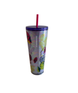 Starbucks Lilac Holo Jellyfish &amp; Parasols 24oz Venti Cold Cup Tumbler, N... - €25,30 EUR