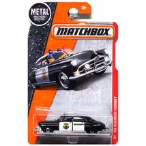 Matchbox 2016 MBX Heroic Rescue &#39;51 Hudson Hornet (Police Car) 57/125, Black - £11.17 GBP