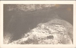 RPPC View inside Cave Large Boulders Real Photo c1918 Postcard X8 - $5.95