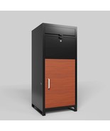 Outdoor Parcel Drop Box - Courier Locker with Mechanical Lock, Floor Sta... - $4,428.25 MXN