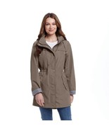Women&#39;s Weathercast Hooded Anorak with Turn Back Cuffs, Size: XL, Brown - $109.46 CAD