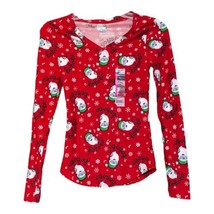 No Boundaries Junior Santa Ho-Ho Earphones Christmas V Neck Top Tee Size... - £3.78 GBP