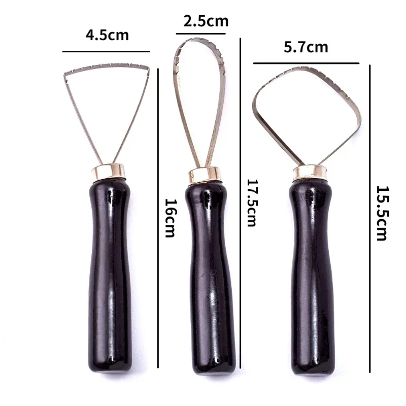 3Pcs Pottery Clay Sculpture Big Loop Tool Clay Scraper Sculping 3-piece set - $9.52