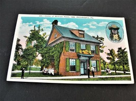 Home of William Penn, 1682-Philadelphia, Pa.-Ben Franklin 1 Cent-1930 Postcard. - £8.42 GBP