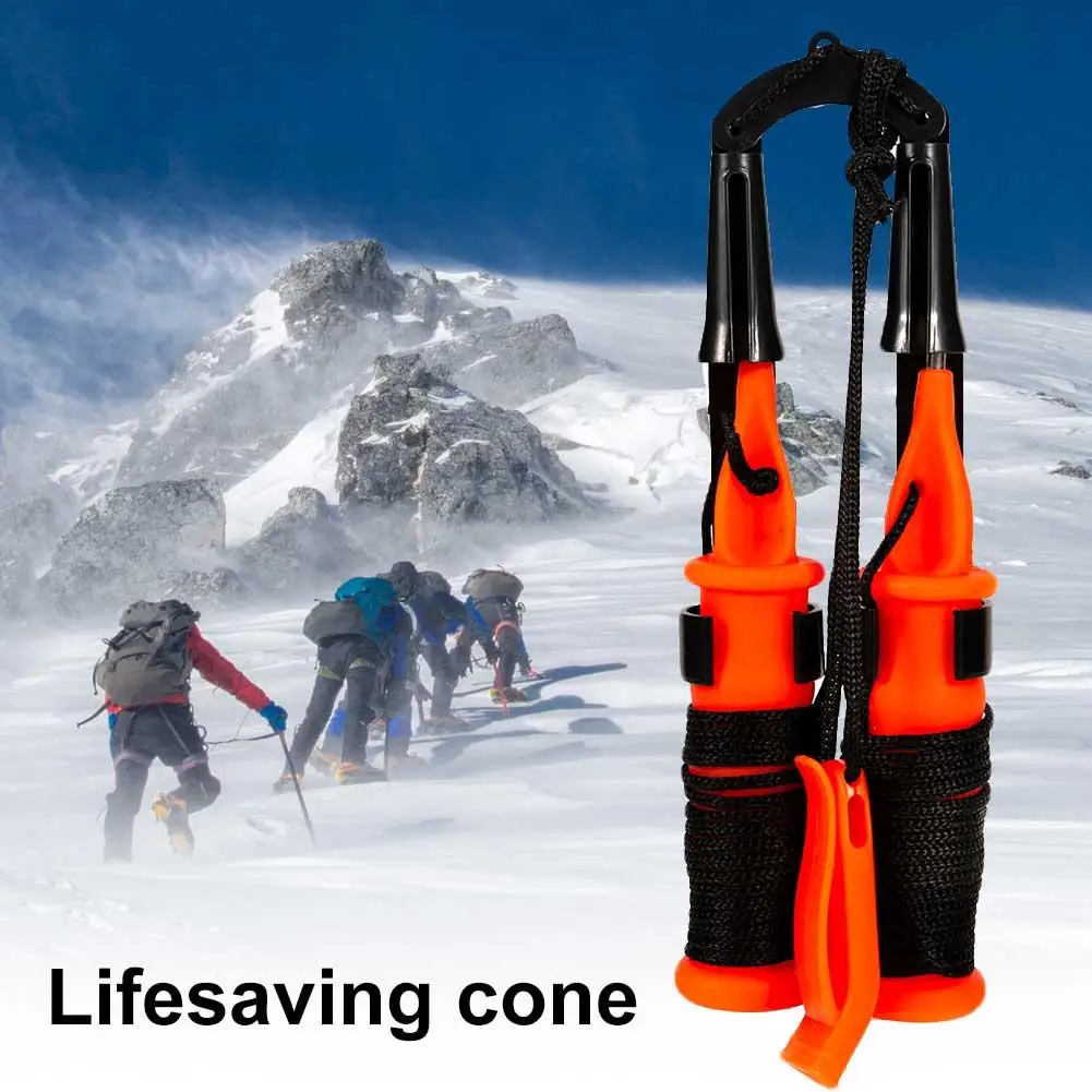 NEW Winter Ice Fishing Pick Chisel Safety Life Saving Hand Tool with Whistle - £11.04 GBP