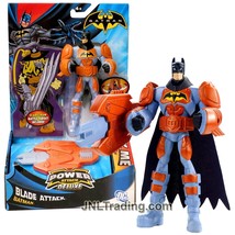 Yr 2012 DC Power Attack Deluxe 6&quot; Figure Blade Attack BATMAN + Scarecrow Target - £35.37 GBP