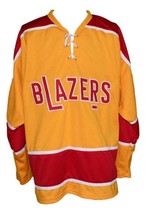 Any Name Number Philadelphia Blazers Retro Hockey Jersey Yellow Parent Any Size image 4
