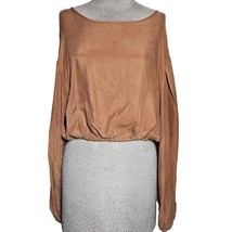 Long Sleeve Boatneck Blouse Size Medium - £35.04 GBP