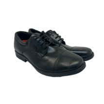 Rockport Men&#39;s Essential Details WP Cap-Toe Dress Shoes Black Leather Si... - £53.08 GBP