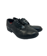 Rockport Men&#39;s Essential Details WP Cap-Toe Dress Shoes Black Leather Si... - £53.27 GBP