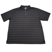 PGA Tour Shirt Mens XL Extra Black Golf Polo Golfer Lightweight Performance - £15.47 GBP