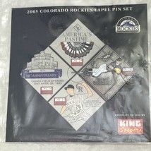 Todd Helton Colorado Rockies Gold Glove 2004 Coors Field Lapel Hat Pin Set - £4.87 GBP