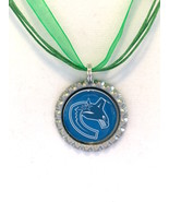 Vancouver CANUCKS Handmade Hockey Necklace - £7.47 GBP