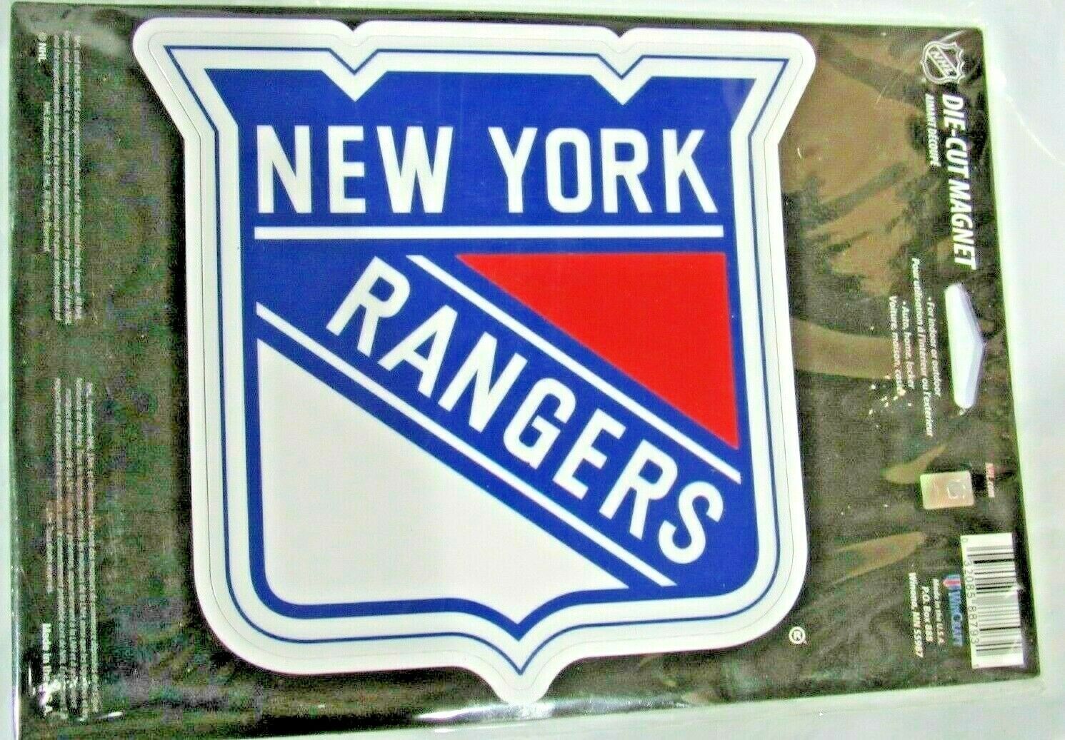 Primary image for NHL New York Rangers 8 inch Auto Magnet Die-Cut by WinCraft
