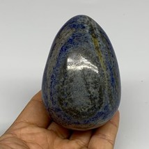 400g, 3.1&quot;x2.1&quot;, Natural Lapis Lazuli Egg Polished @Afghanistan, B33315 - $118.79