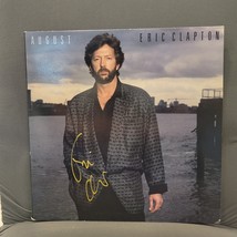 Eric Clapton signed lp August, Original, Vintage, Great Gifts - $2,815.83 MXN
