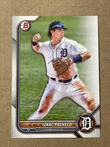 IZAAC PACHECO 2022 BOWMAN PROSPECT #BP-106 DETROIT TIGERS Paper - €1,28 EUR
