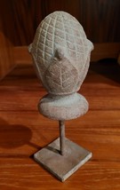 FREESTANDING RUSTIC HEAVY Finial Architectural Decoration 6.5&quot; - $27.23 CAD