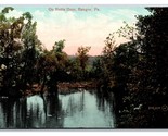 Potts Dam Bangor Pennsylvania PA UNP DB Postcard T2 - £4.08 GBP