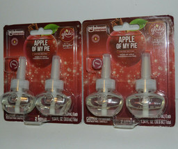 Glade PlugIns Scented Oil Refills - Apple of My Pie - 2x 2-Packs (4 Total) - NEW - £9.55 GBP