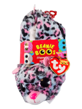 TY BEANIE BOOS The Slipper Socks Tasha the Leopard Kids/Child Size S (11... - $7.58