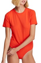 FREE PEOPLE Intimately Womens Bodysuit In My Tee Soft Orange Size XS OB978023 - £34.06 GBP